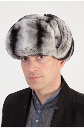 Rex-Chinchilla fur hat - Russian style